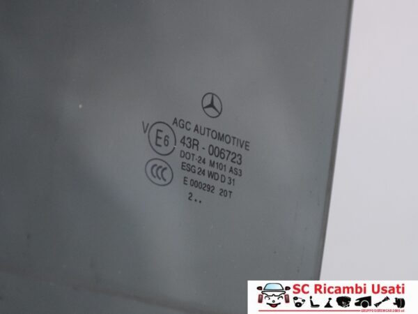 Vetro Scendente Posteriore Sx Mercedes Classe A