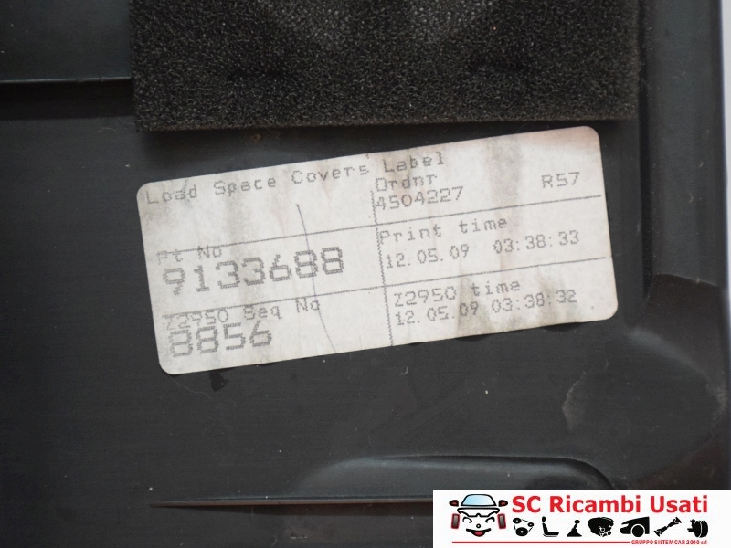 Rivestimento Battivaligia Mini Cooper R57 51479133688 - 19149 Rivestimento Battivaligia Mini Cooper R57 51479133688 - 19149