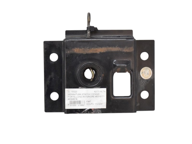 Serratura Cofano Anteriore Fiat Coupe 46316171 46304578 - 19320 Serratura Cofano Anteriore Fiat Coupe 46316171 46304578 - 19320