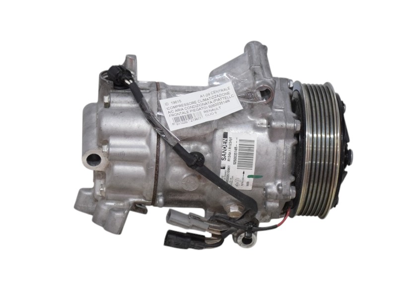 Compressore Aria Condizionata 1.5 Renault Clio 5 926003514R - 19615 Compressore Aria Condizionata 1.5 Renault Clio 5 926003514R - 19615