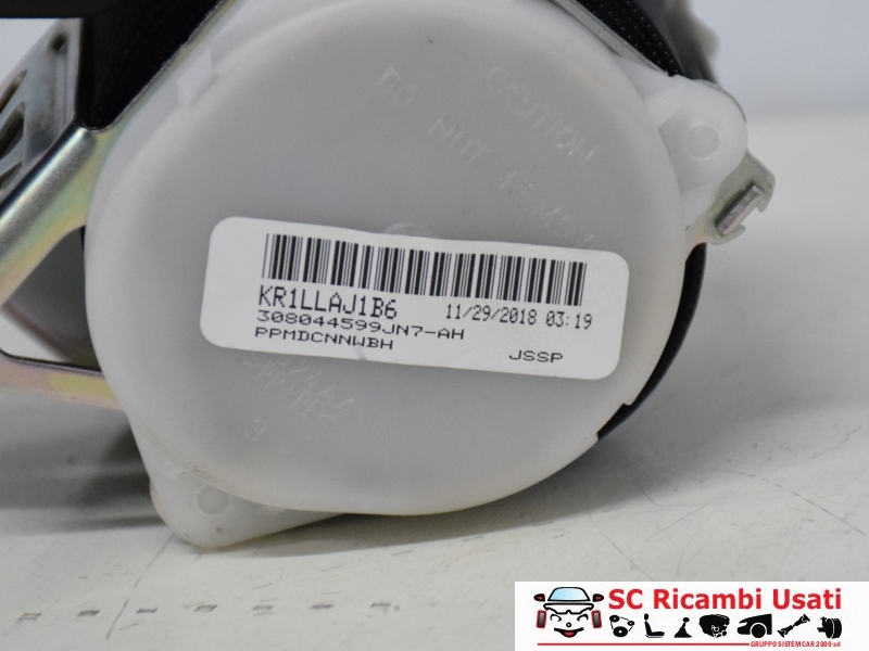 Cintura Di Sicurezza Posteriore Dx Toyota Aygo 308044599JN7 - 19635