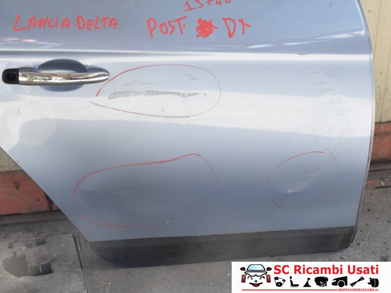 Porta Posteriore Destra Dx Lancia Delta - 19746 Porta Posteriore Destra Dx Lancia Delta - 19746
