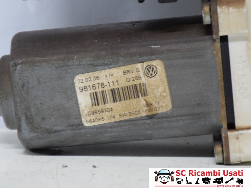 Alzavetro Posteriore Destro Volkswagen Passat 3C9959704 997755102 - 19985