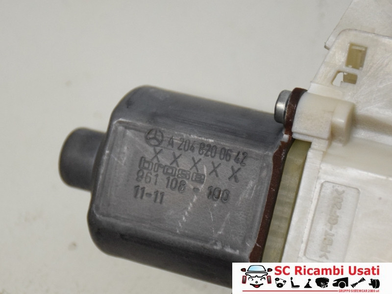 MOTORINO ALZAVETRO POSTERIORE DESTRA MERCEDES Classe C Berlina W204 2° Serie A2048200642 (11>)