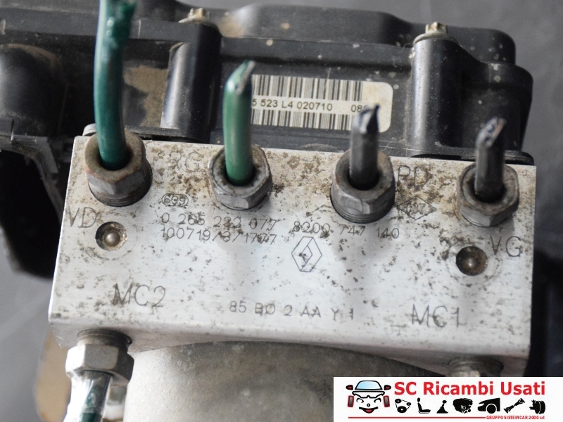 Abs Renault Clio 3 8200747140 - 20009 Abs Renault Clio 3 8200747140 - 20009