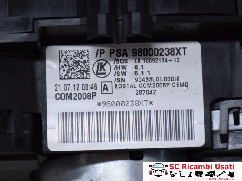 Devioluci Citroen Ds4 98000238XT - 20222