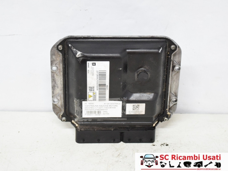 55575315 55575315 CENTRALINA MOTORE OPEL Astra J 2° Serie diesel