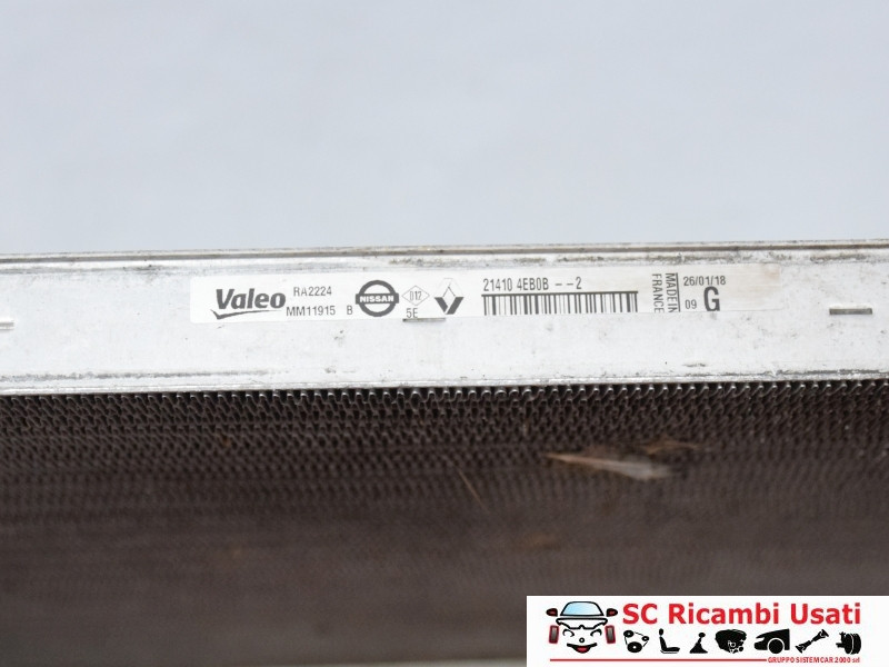 214104EB0B 214104EB0B RADIATORE ACQUA NISSAN Qashqai Serie diesel