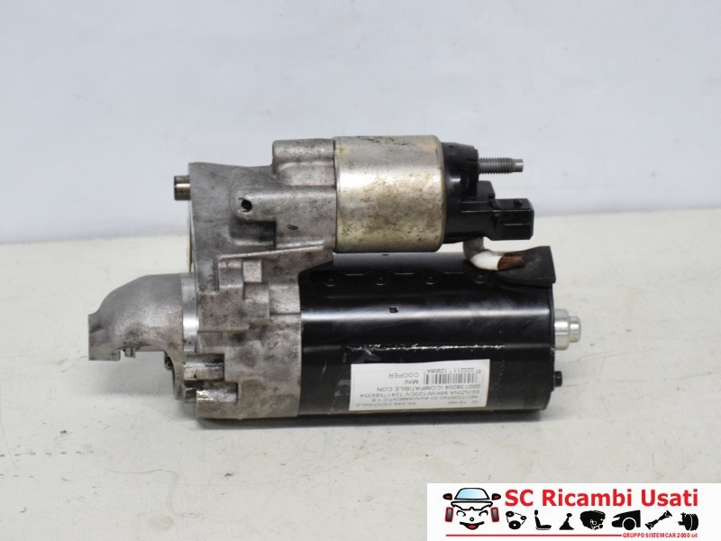 Motorino Avviamento Mini Cooper 1.6 Benizina 12417589354 000138004 - 19166