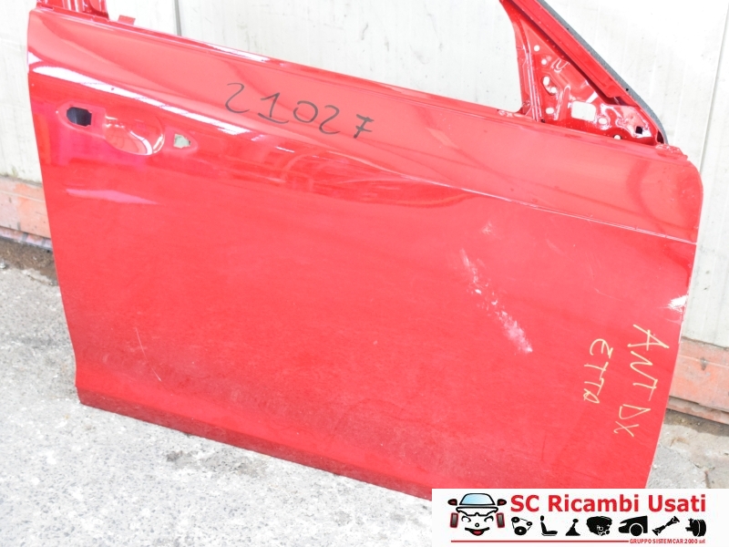 Porta Anteriore Destra Alfa Romeo Giulietta 50509165 - 21027 Porta Anteriore Destra Alfa Romeo Giulietta 50509165 - 21027
