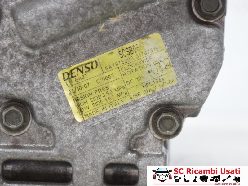 Compressose Clima 1.2 Fiat Punto 51747318 - 22304