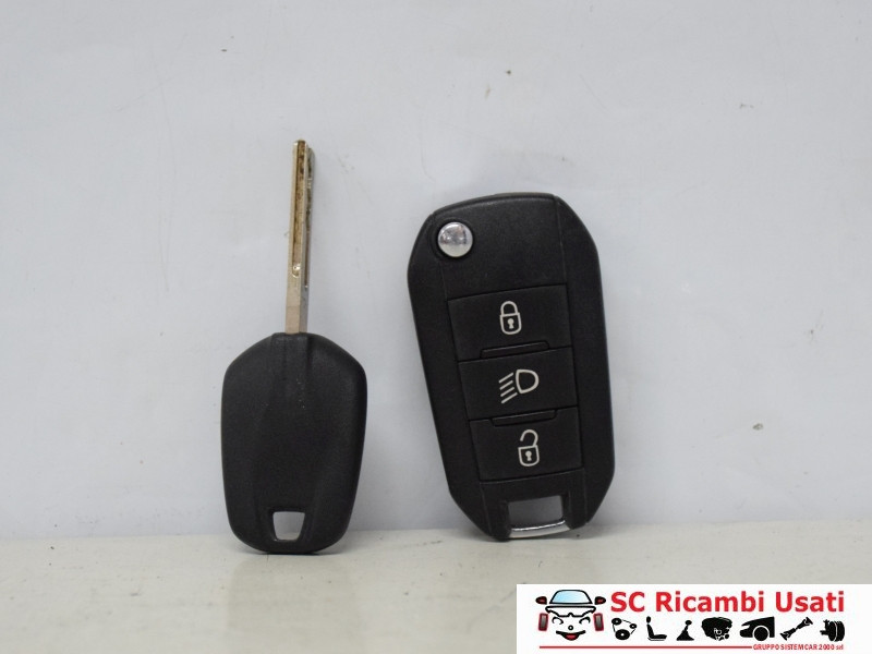 9673257480 BLOCCHETTO ACCENSIONE CON CHIAVE PIU PEUGEOT 208 Serie diesel
