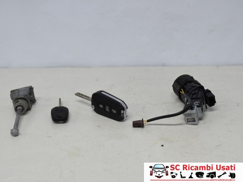 9673257480 BLOCCHETTO ACCENSIONE CON CHIAVE PIU PEUGEOT 208 Serie diesel