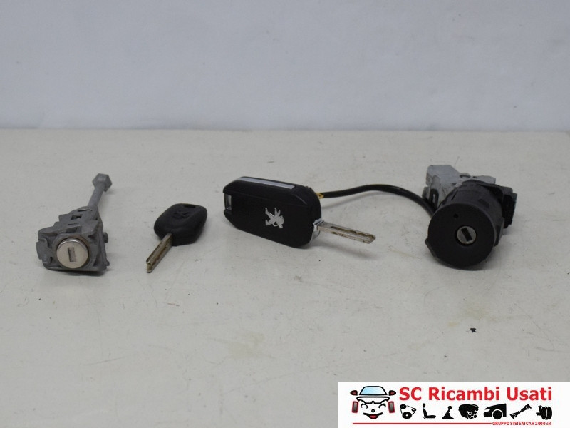 9673257480 BLOCCHETTO ACCENSIONE CON CHIAVE PIU PEUGEOT 208 Serie diesel