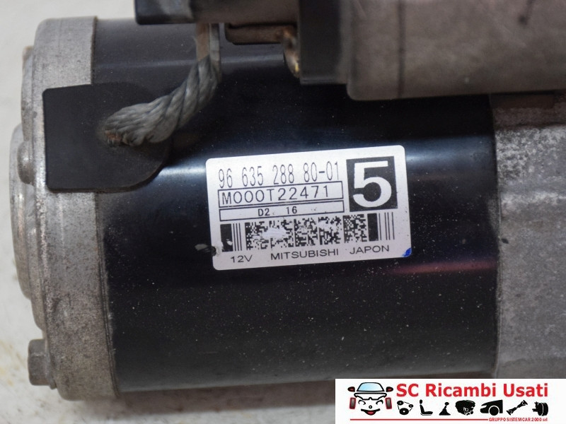 9663528880 9663528880 MOTORINO D' AVVIAMENTO CITROEN DS4 1° Serie diesel