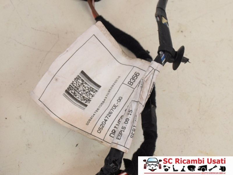 CABLAGGIO PORTA ANTERIORE SINISTRA FIAT Tipo Serie (357) Berlina 52047267 (16>20)