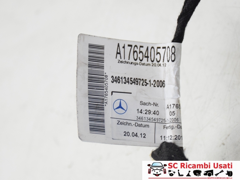 Cablaggio Porta Posteriore Sinistra Classe A W176 A1765405708 - 18761