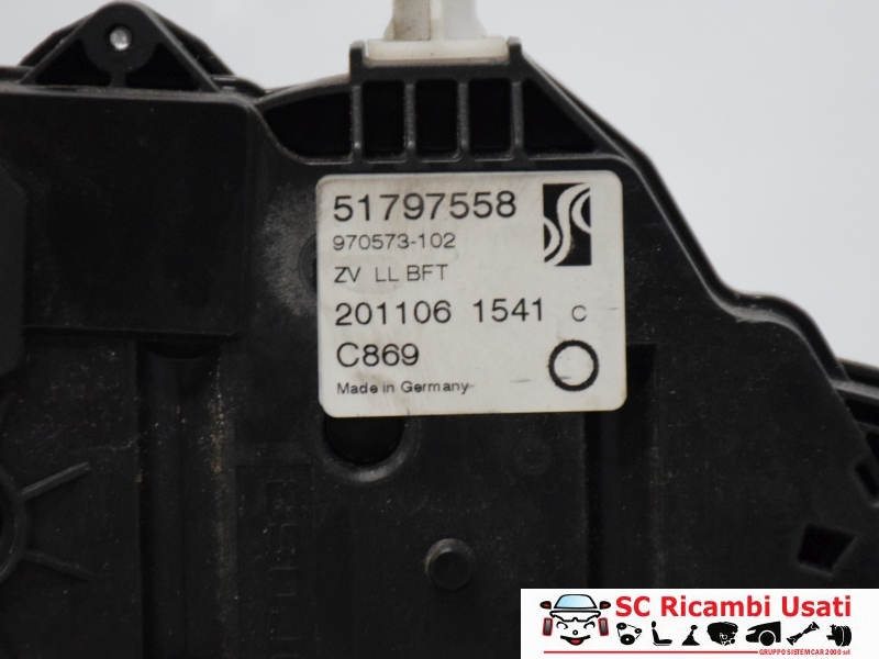 Serratura Anteriore Destra Fiat Grande Punto 51797558 51905690 - 18990 Serratura Anteriore Destra Fiat Grande Punto 51797558 51905690 - 18990