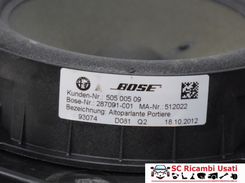 Alzavetro Posteriore Destro Giulietta 50525387 71754423 - 20952 Alzavetro Posteriore Destro Giulietta 50525387 71754423 - 20952