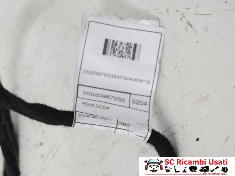 Cablaggio Porta Posteriore Destra Jeep Renegade 52098755 52151589 - 21443