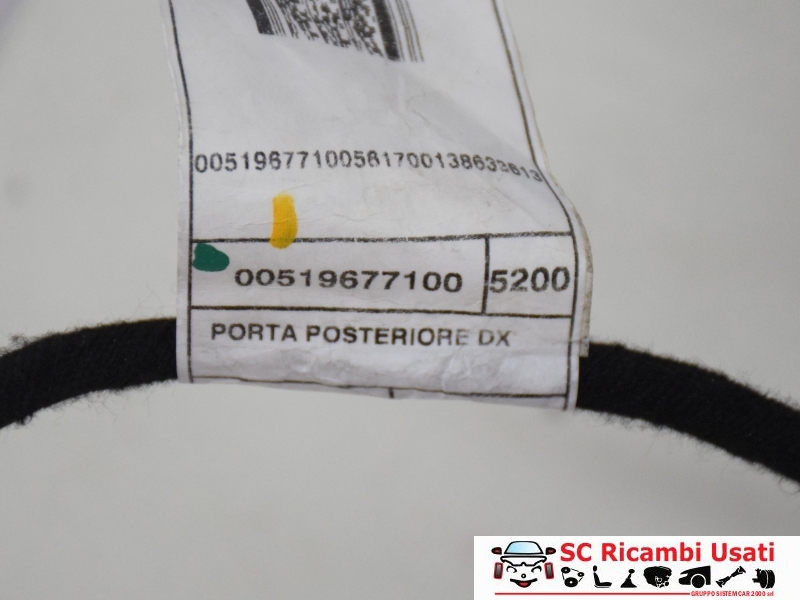 Cablaggio Porta Posteriore Destra Jeep Renegade 51967710 - 21533