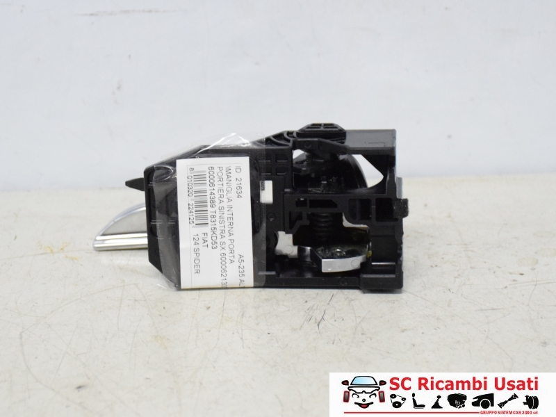 Maniglia Interna Sinistra Fiat Abarth 124 Spider 6000613033 - 21634 Maniglia Interna Sinistra Fiat Abarth 124 Spider 6000613033 - 21634
