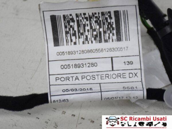 Cablaggio Porta Posteriore Destra Fiat New Panda 51893128