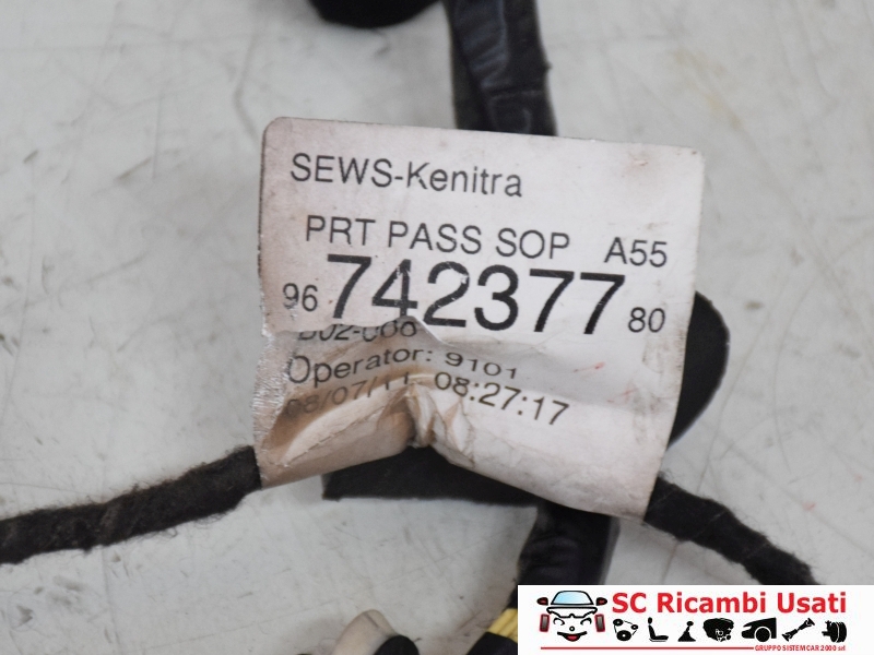 Cablaggio Porta Destra Citroen Ds3 9674237780 - 21829