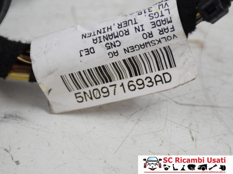 Cablaggio Porta Posteriore Sinistra Tiguan 5N0971693AD - 22473