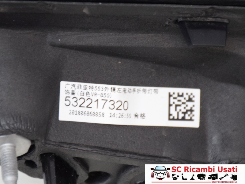 SPECCHIETTO RETROVISORE SINISTRO JEEP Compass Serie 53221732 (16>)