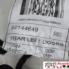 IMPIANTO ELETTRICO (CABLAGGIO) PORTA POSTERIORE SX JEEP Compass Serie 52144649 (16>)