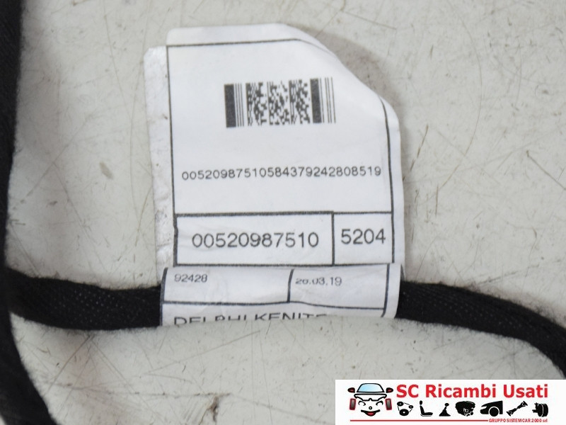 IMPIANTO ELETTRICO (CABLAGGIO) PORTA POSTERIORE SX JEEP Renegade Serie 52098751 (18>)