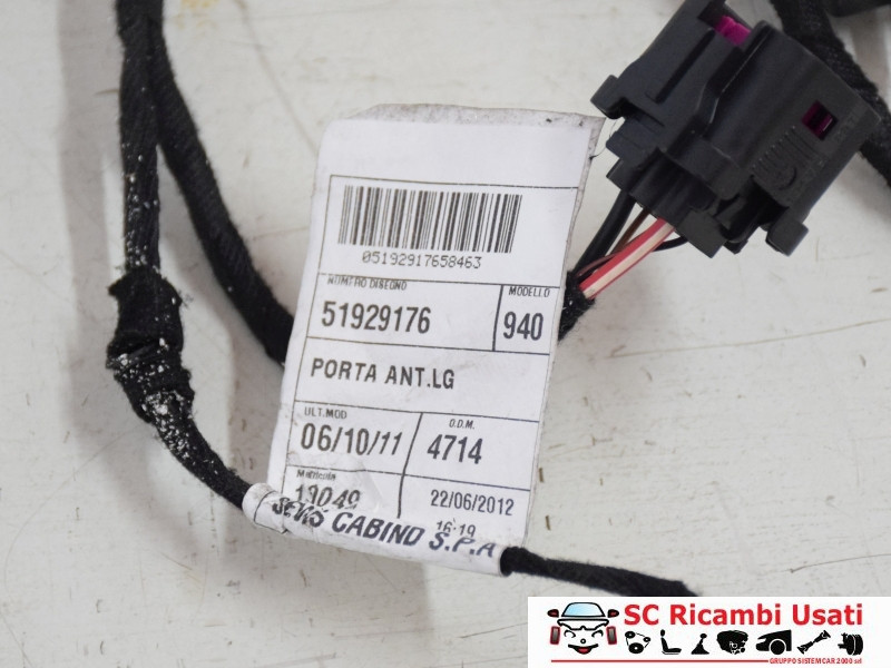 CABLAGGIO PORTA ANTERIORE SINISTRA ALFA ROMEO Giulietta Serie (940_) 51929176 (13>)