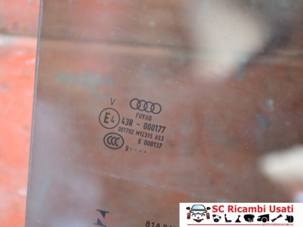 Vetro Posteriore Destro Audi Q2 81A845206A