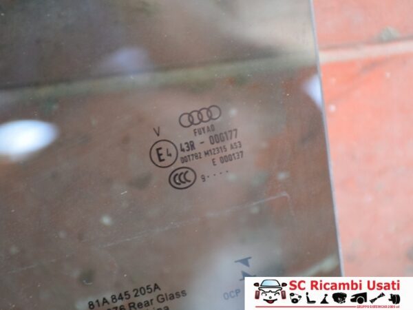 Vetro Posteriore Sinistro Audi Q2 81A845205A