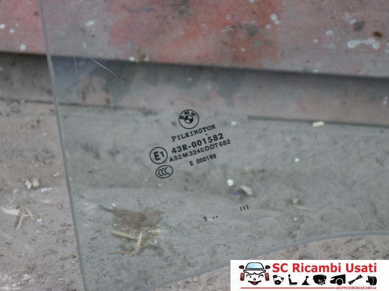 VETRO SCENDENTE POSTERIORE SINISTRO BMW Serie 3 E90 Berlina (05>08)