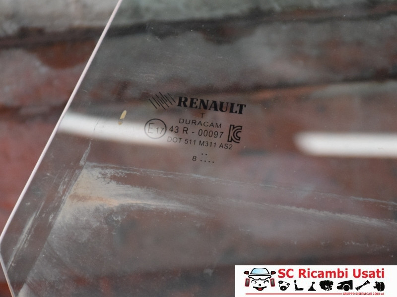 VETRO SCENDENTE POSTERIORE SINISTRO RENAULT Clio Serie IV (12>19)