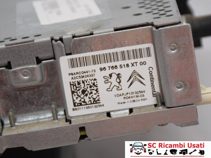 Autoradio Citroen Ds3 96766518XT - 21815 Autoradio Citroen Ds3 96766518XT - 21815
