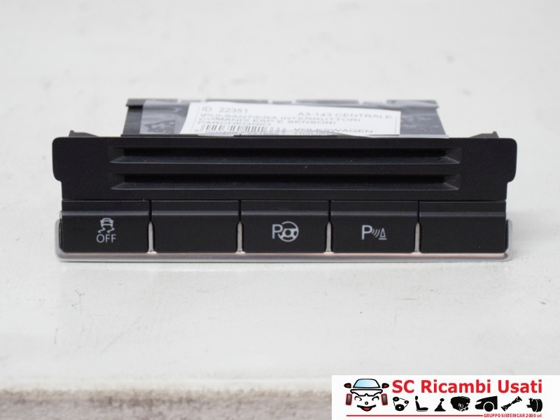 Pulsantiera Comando Sensori Parcheggio Esp Tiguan 3C8035730 - 22351 Pulsantiera Comando Sensori Parcheggio Esp Tiguan 3C8035730 - 22351