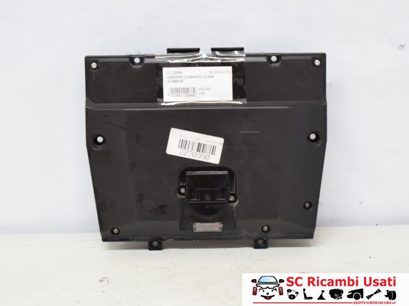 Gruppo Comando Clima E Autoradio Volvo V60 31288318 - 22584