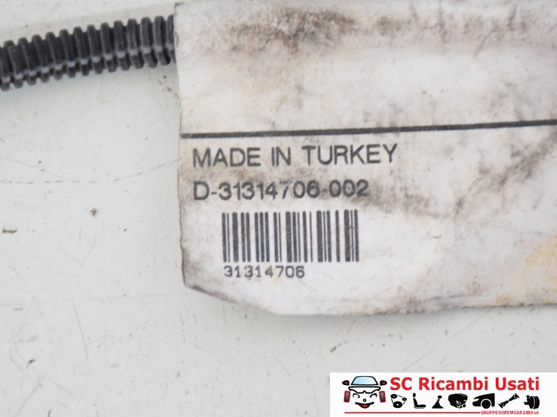 Cavo Cablaggio Impianto Lavavetri Volvo V60 31314706 - 22718 Cavo Cablaggio Impianto Lavavetri Volvo V60 31314706 - 22718