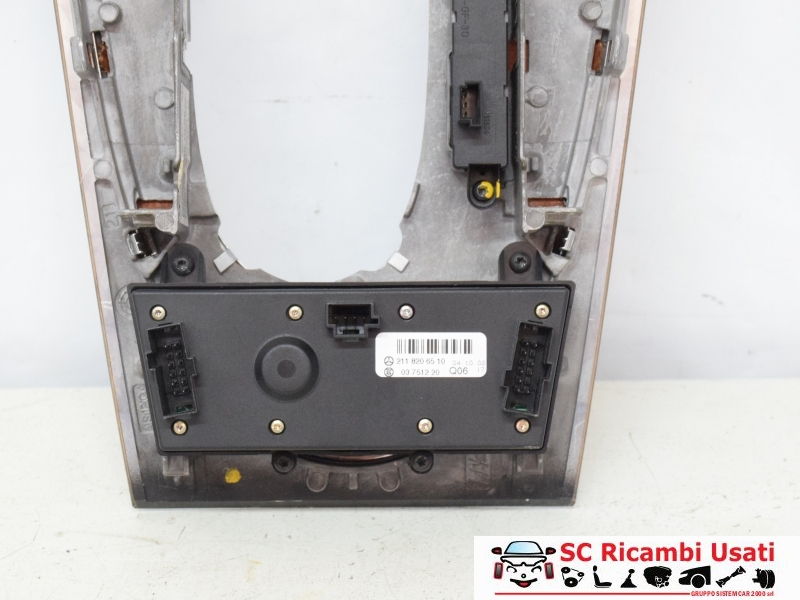 Rivestimento Cornice Cambio Mercedes Classe E W211 A2116802436 - 22936