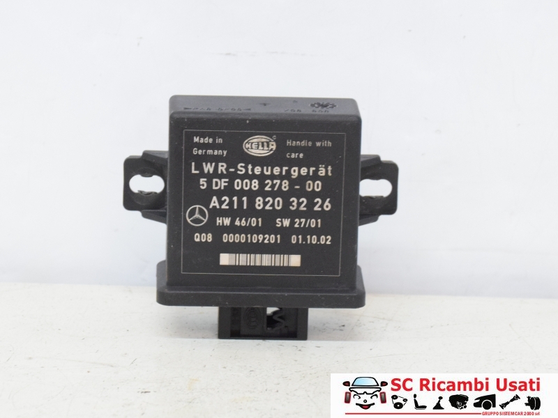 Centralina Regolazione Luce Fari Classe E W211 A2118203226 - 22955