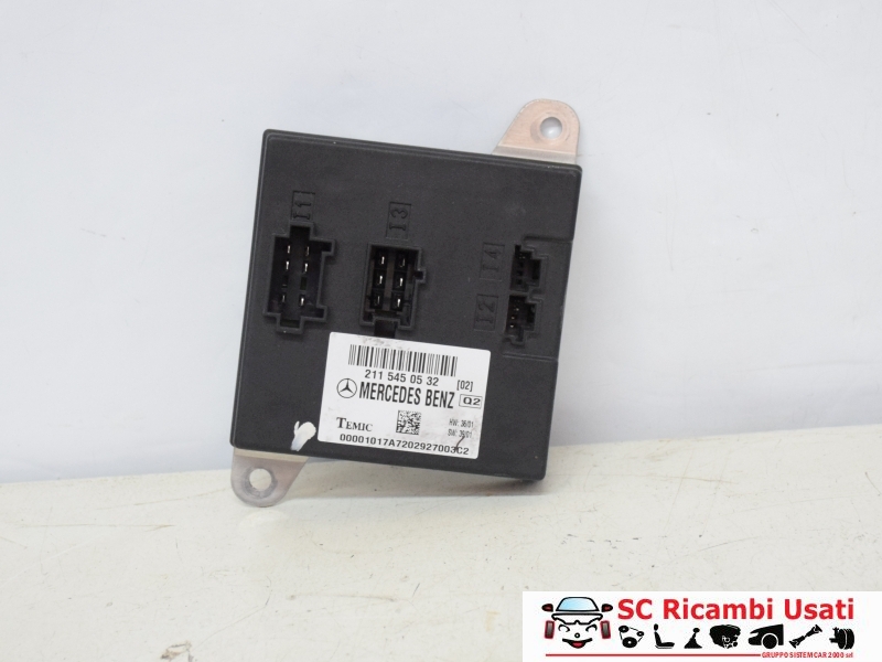 Centralina Sam Mercedes Classe E W211 A2115450532 - 22986 Centralina Sam Mercedes Classe E W211 A2115450532 - 22986