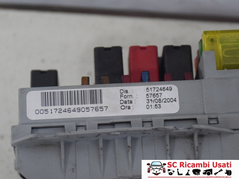 Centralina Portafusibili Lancia Y 51724649 Centralina Portafusibili Lancia Y 51724649