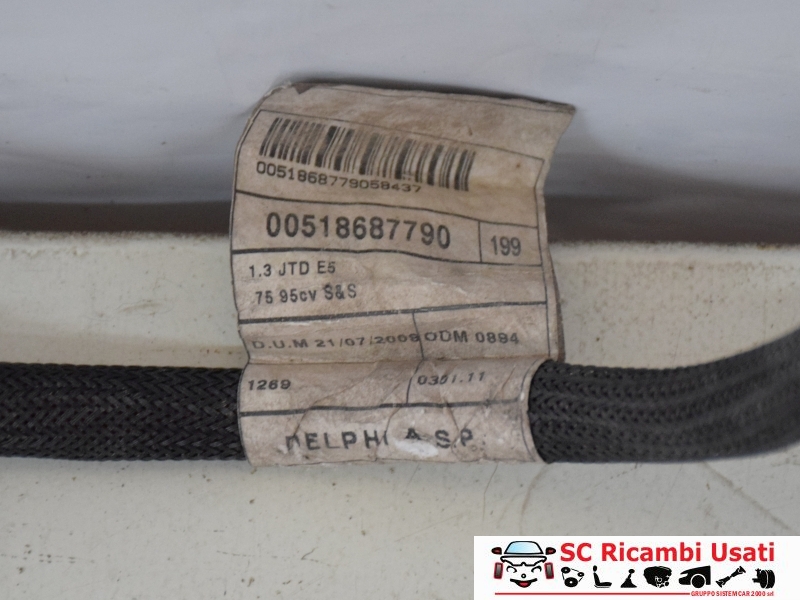 Cavo Batteria Fiat Punto Evo 51868779