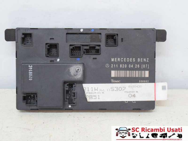 CENTRALINA PORTA DX PASSEGGERO MERCEDES Classe E Berlina W211 2118200426 (02>07)