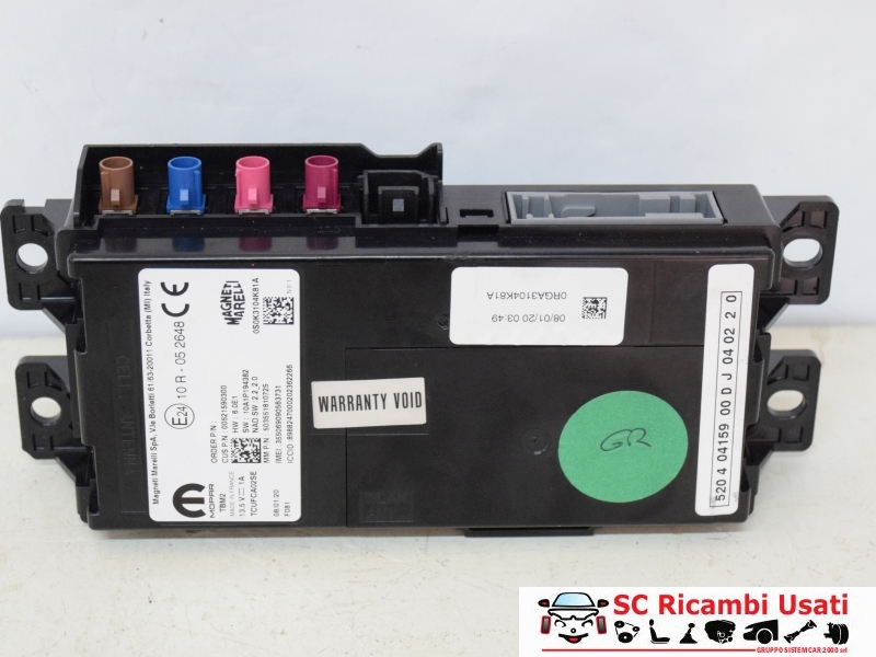 Centralina Autoradio U-Connect Jeep Renegade 52159030 52212808 - 17989