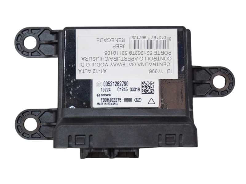 Centralina Chiusura Centralizzata Jeep Renegade 52126279 52110106 - 17996 Centralina Chiusura Centralizzata Jeep Renegade 52126279 52110106 - 17996