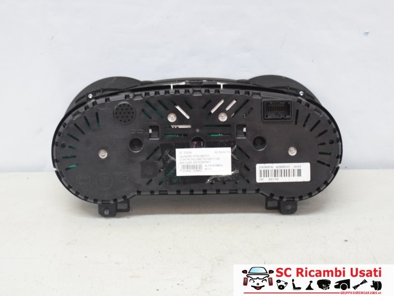 Quadro Strumenti Alfa Romeo Mito 1.3 Multijet 50517154 - 23059